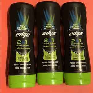 Edge 2 in 1 shave cream sensitive skin protect